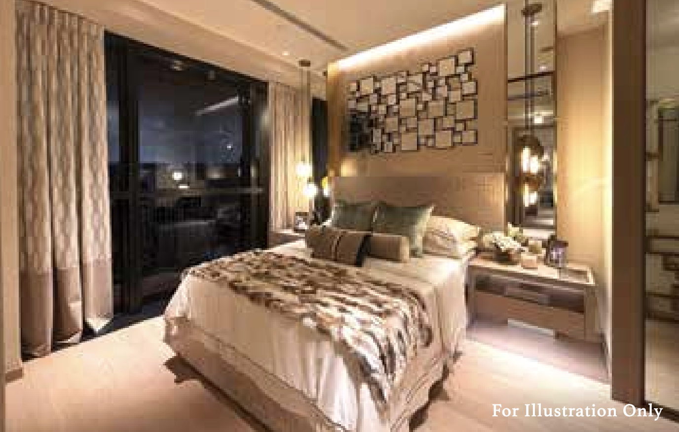 Arina East Residences 雅丽轩 bedroom interior concept