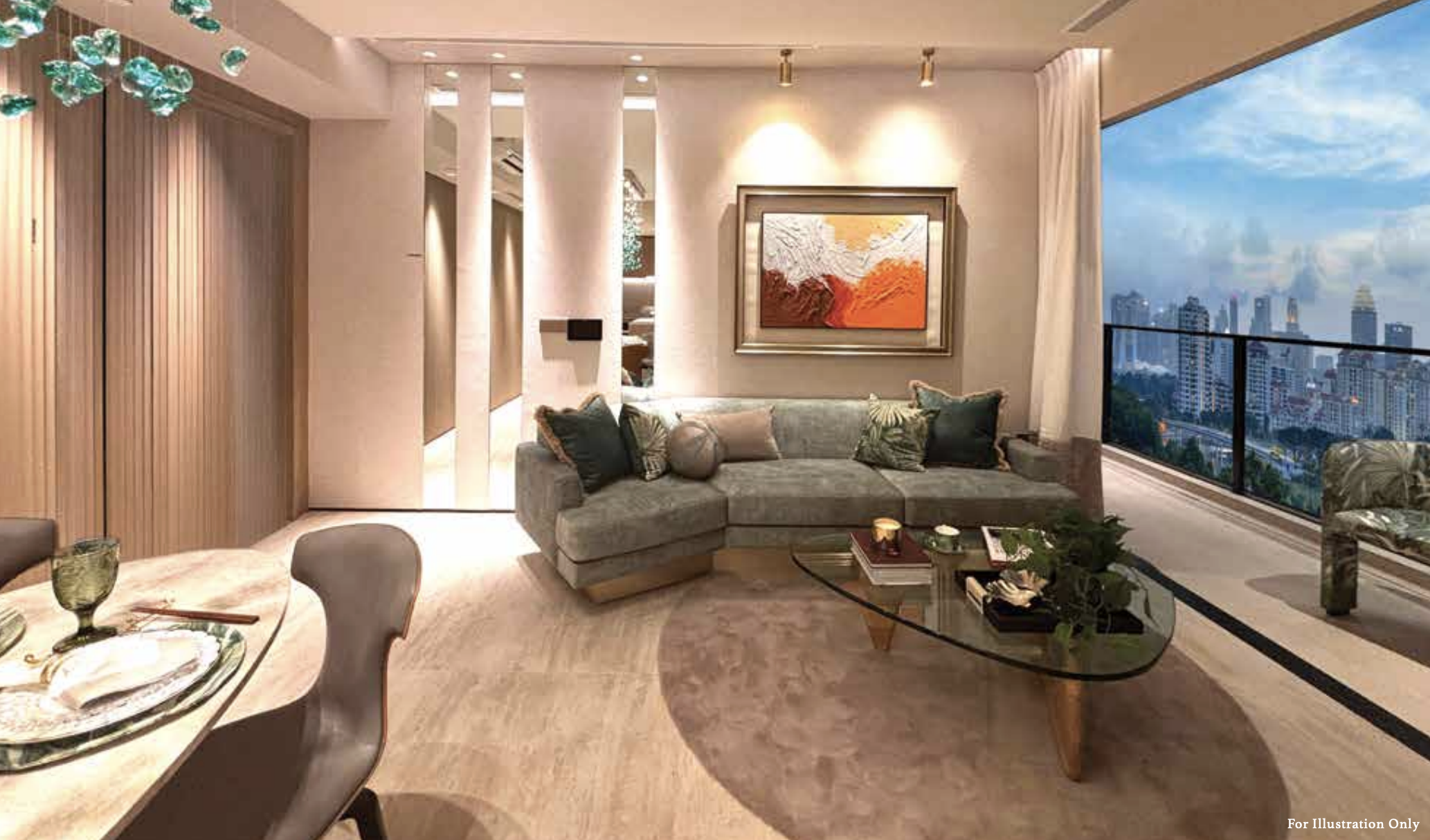 Arina East Residences 雅丽轩 living room interior